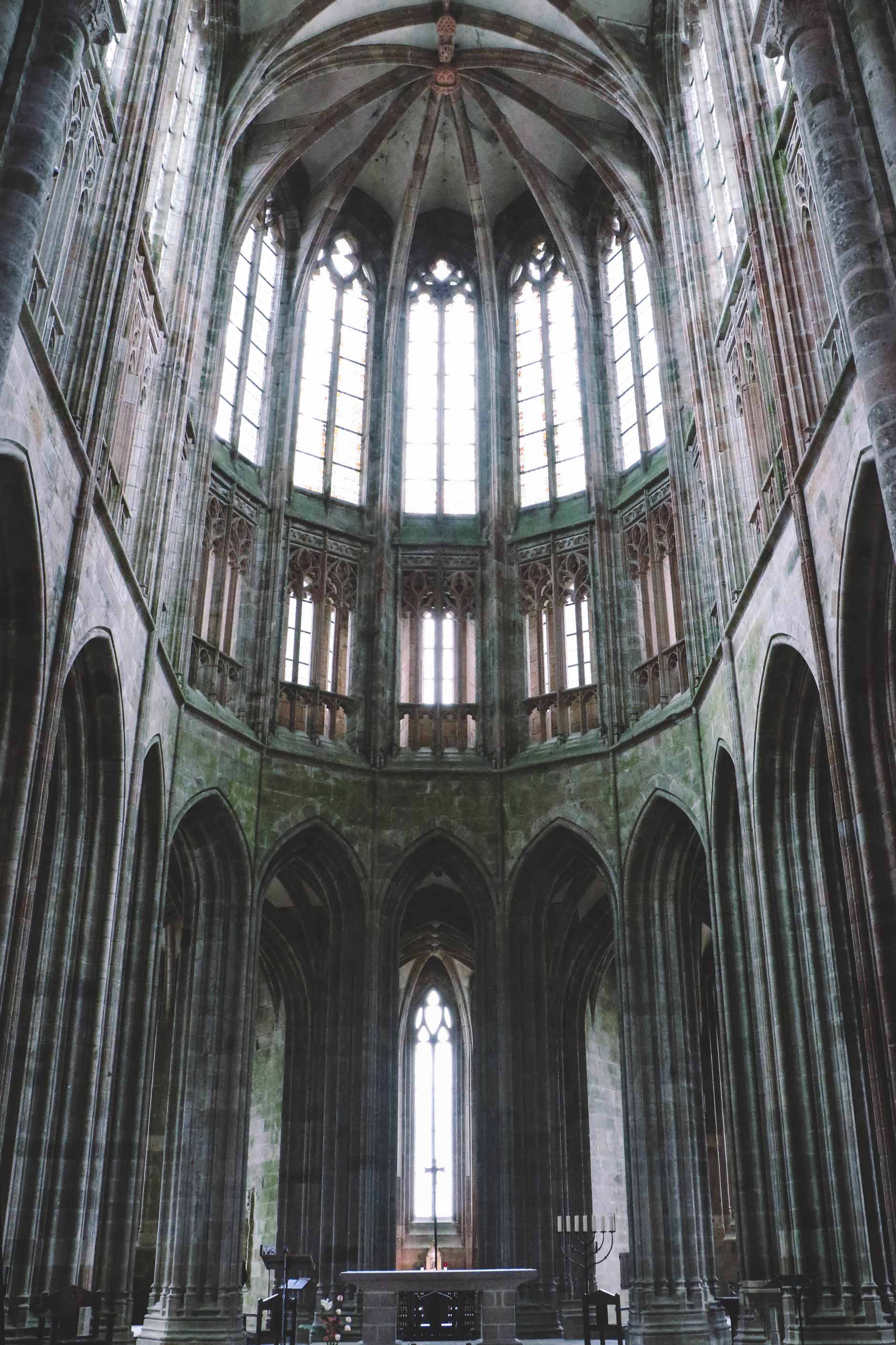 Mont Saint Michel - Inside the Abbey