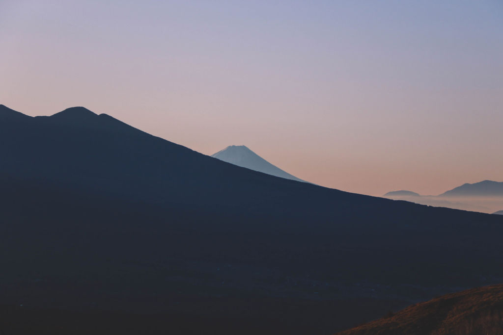 View of Mount Fuji from Mount Kurumayama